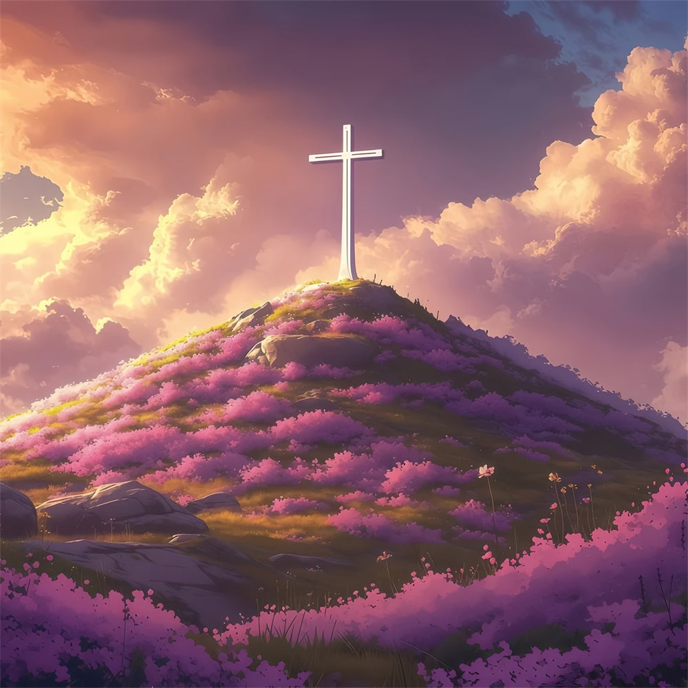 3x3m Backdrop Niedliche Ostern Hintergründe SXS8