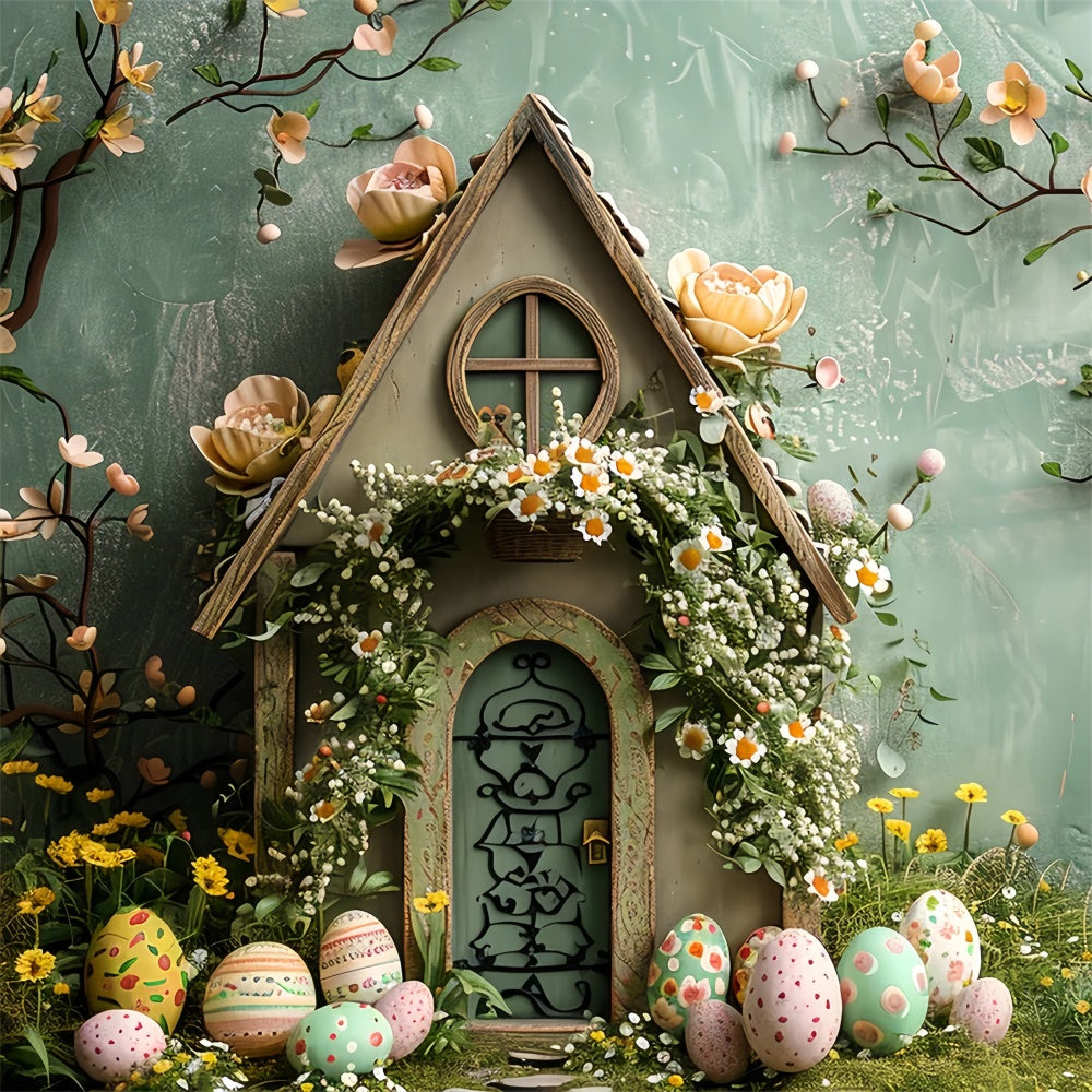 3x3m Backdrop Niedliche Ostern Hintergründe SXS8