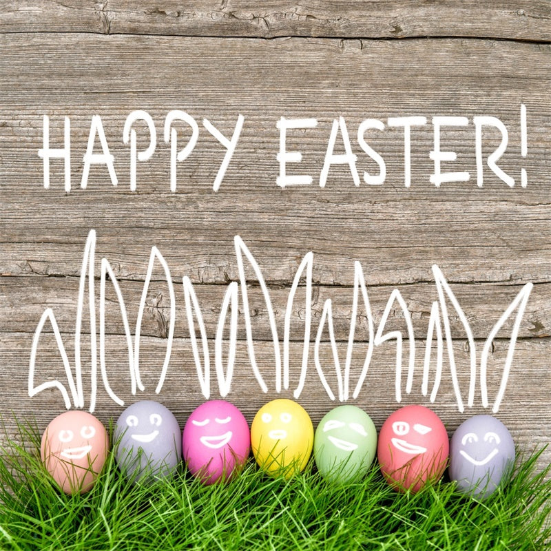 Ostern Fotoideen Handgezeichnete Hasenohren Eier Hintergrund TWW3-30