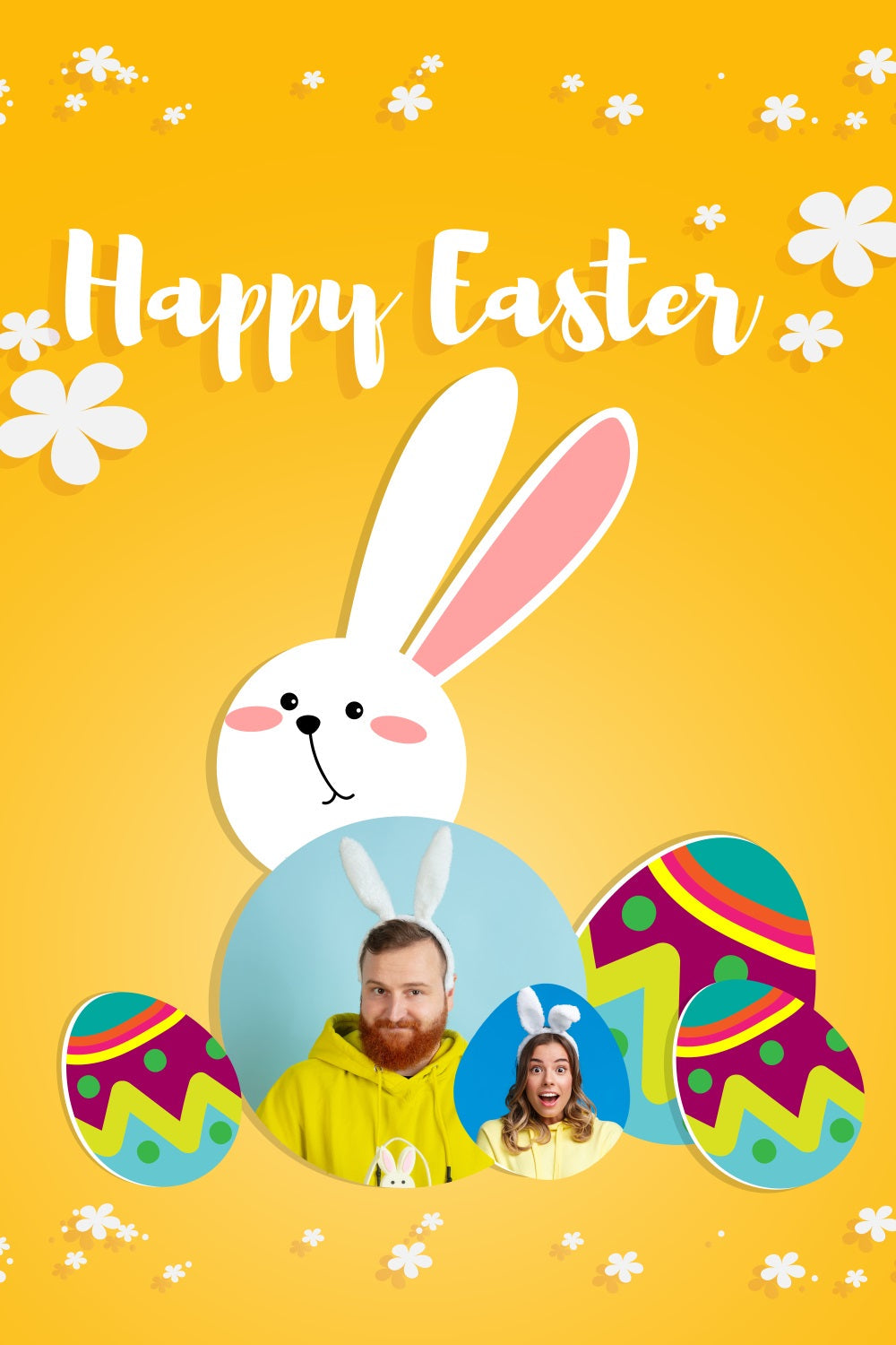 Ostern Backdrop Ideen Hasenohren Ei Personalisierte Backdrop TWW3-65