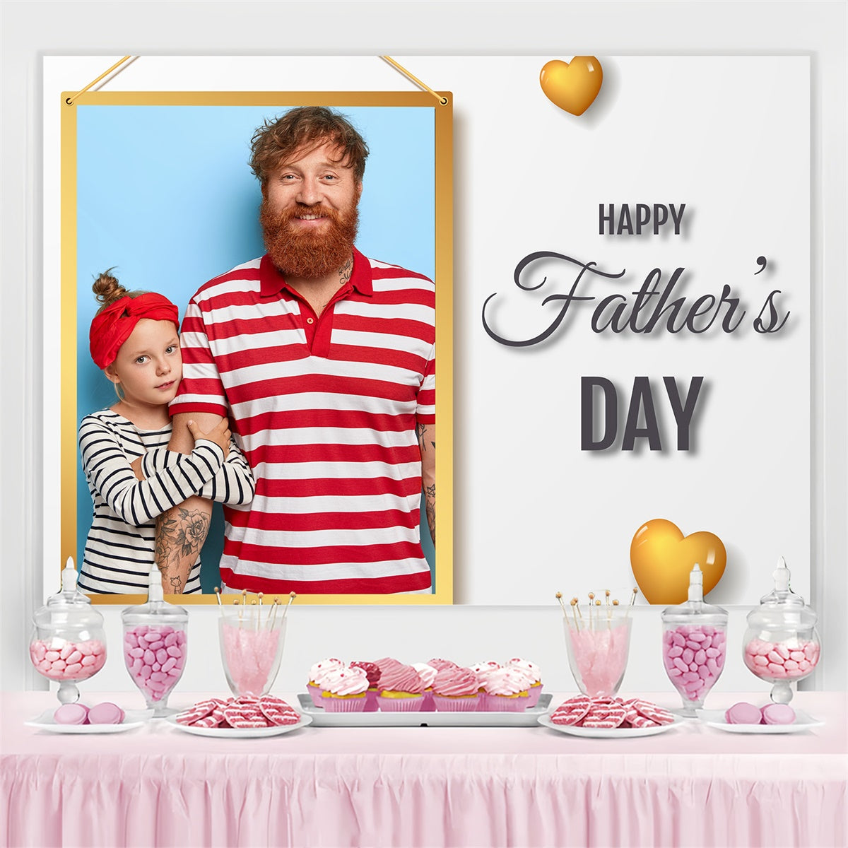 Hintergrundbild Vatertag Stilvoller hängender Rahmen Individuelles Hintergrundbild TWW4-84