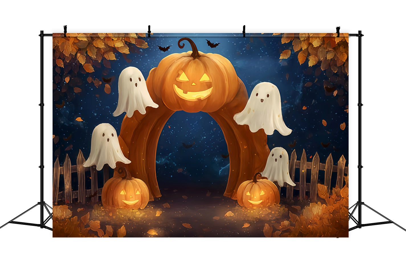 Halloween-Geisterkulisse Kürbisbogen Geisterpfad Halloween-Kulissen TWW510-42