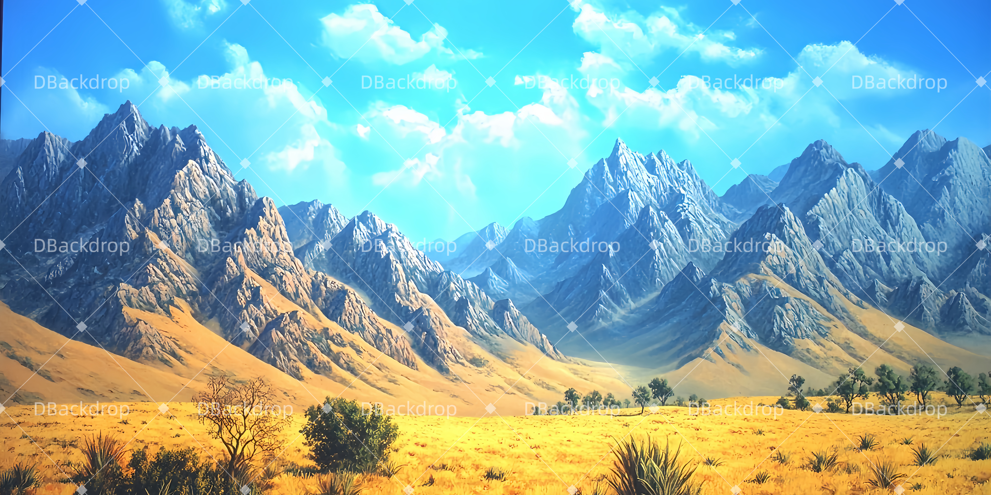 Vintage Theater Backdrop Szene der Hungersnot in Kanaan Backdrops Theater TWW510-T10