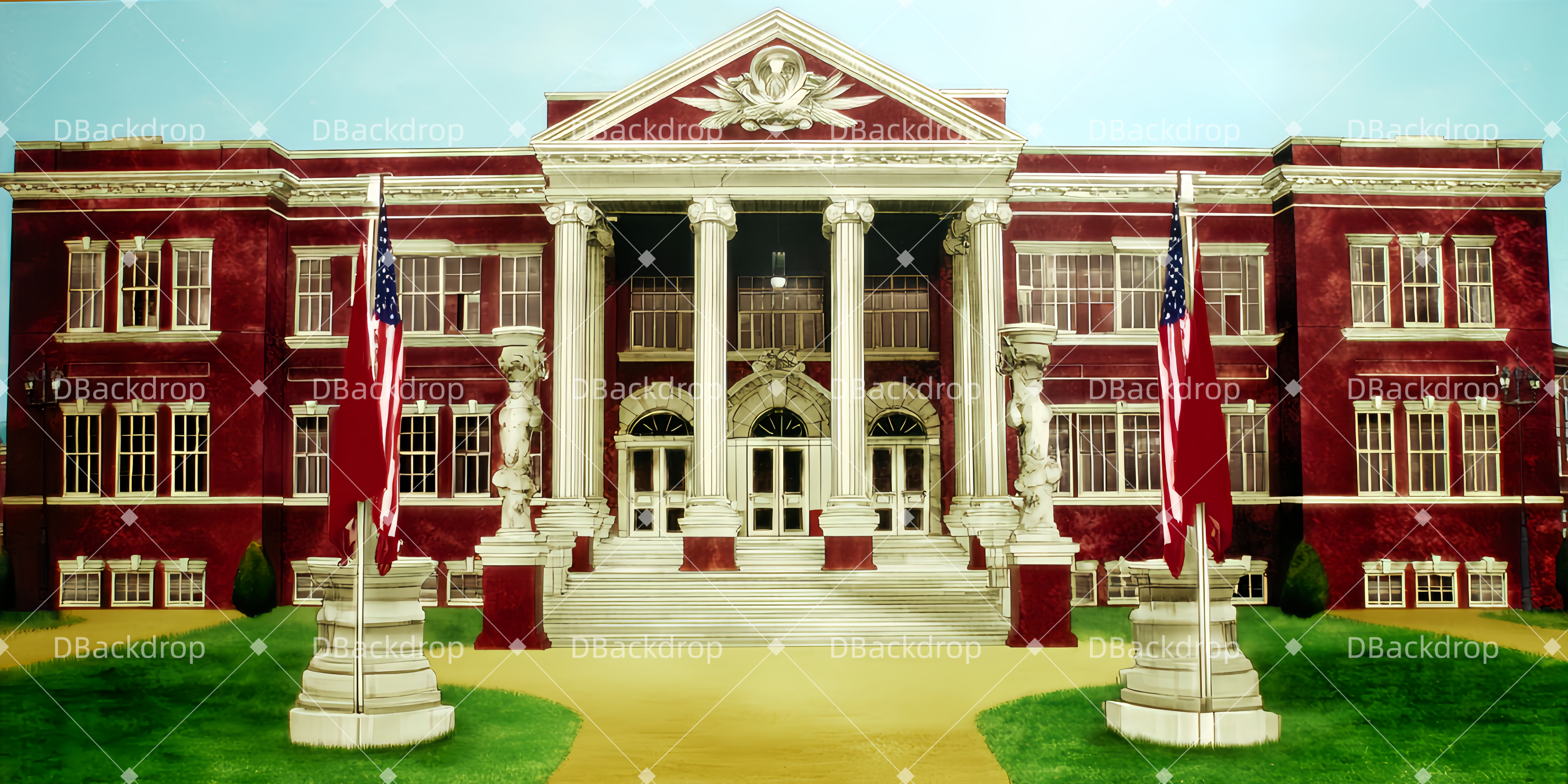 Vorhang Theaterbühne Zulassungshalle der Harvard University Theatervorhang stoff TWW510-T22