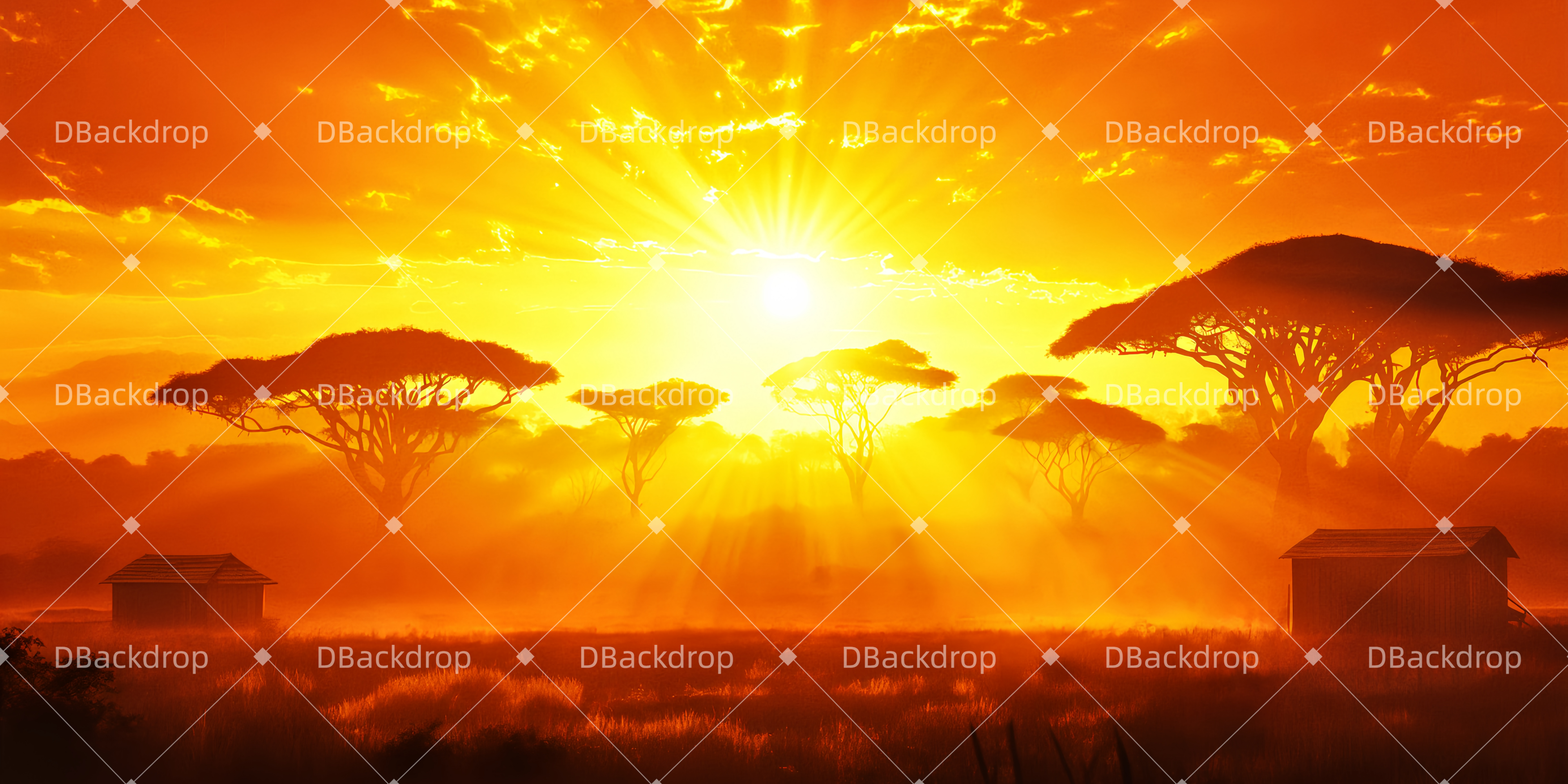 Vintage Theater Backdrop Kreislauf des Lebens Theaterbühnenbau TWW511-T102