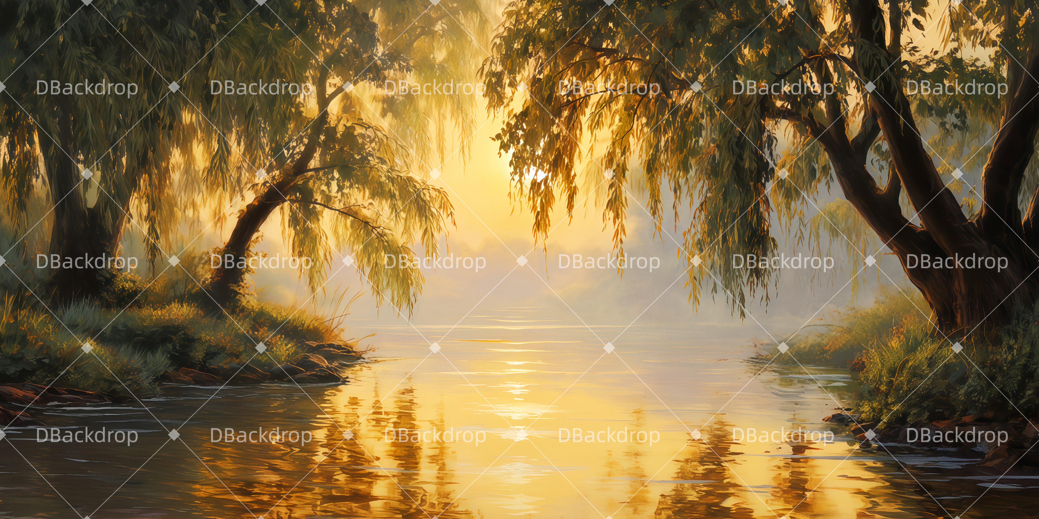 Vintage Theater Backdrop Flussfinale Theaterbühnenbau TWW511-Vintage Theater Backdrop Flussfinale Theaterbühnenbau TWW511-T32