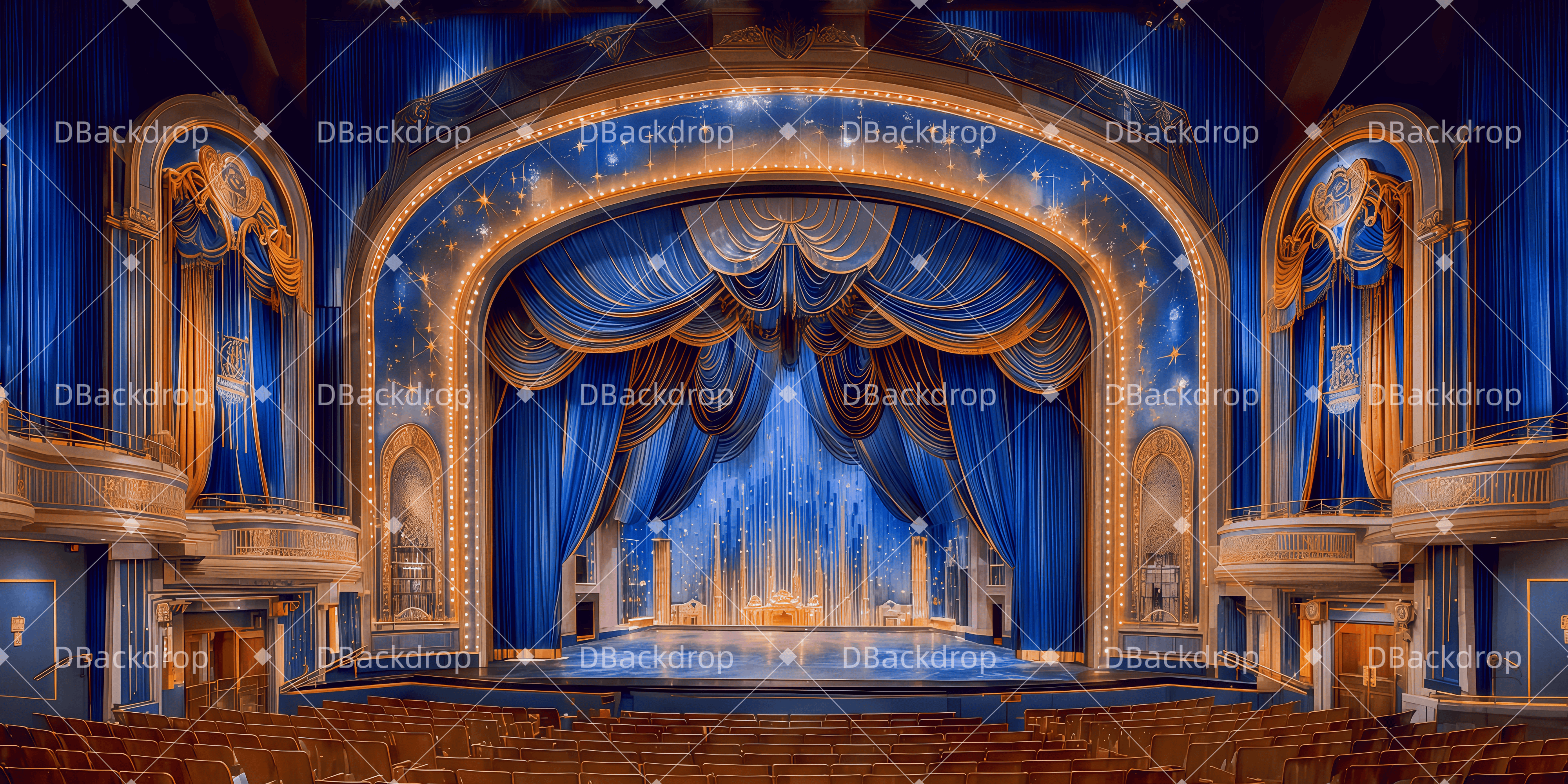 Theater Backdrops Wiedereröffnung des Gaiety Theatre Backdrops Theater TWW511-T46