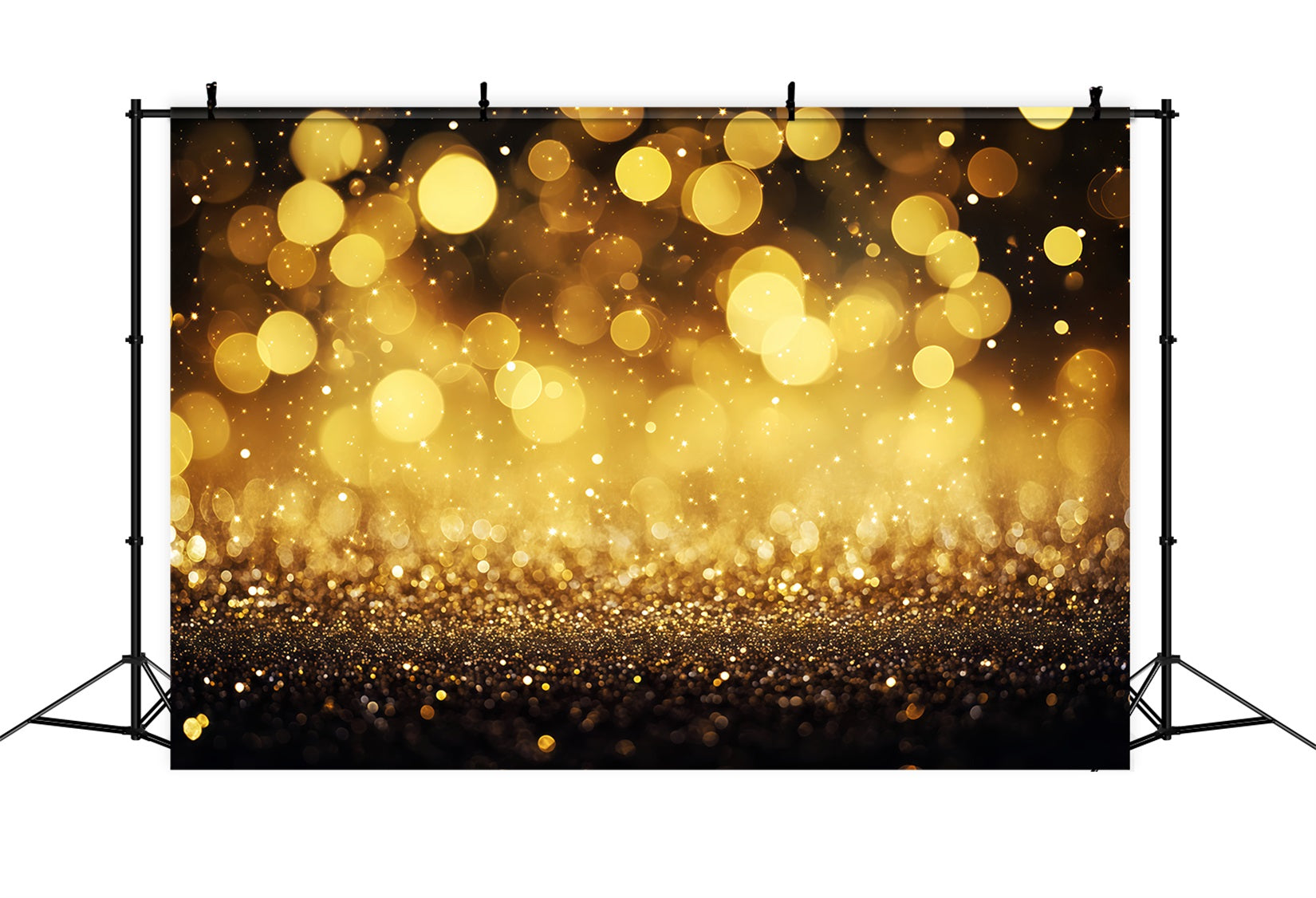 Neujahrshintergründe Goldener Glanz Schimmer Bokeh Goldglitzer Hintergrund TWW512-7