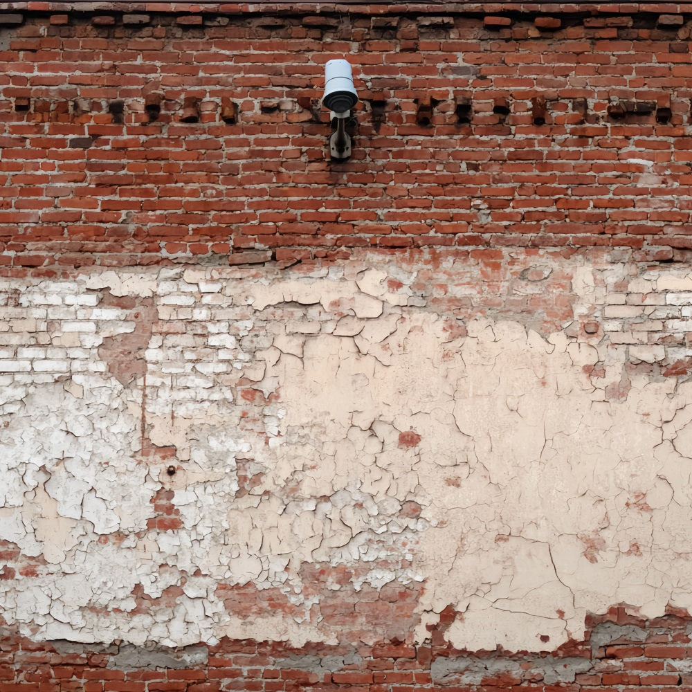 Ziegelsteinwand-Fotohintergrund Vintage-Ziegelsteinwand Abblätternde Farbe Ziegelstein-Fotohintergrund TWW59-177