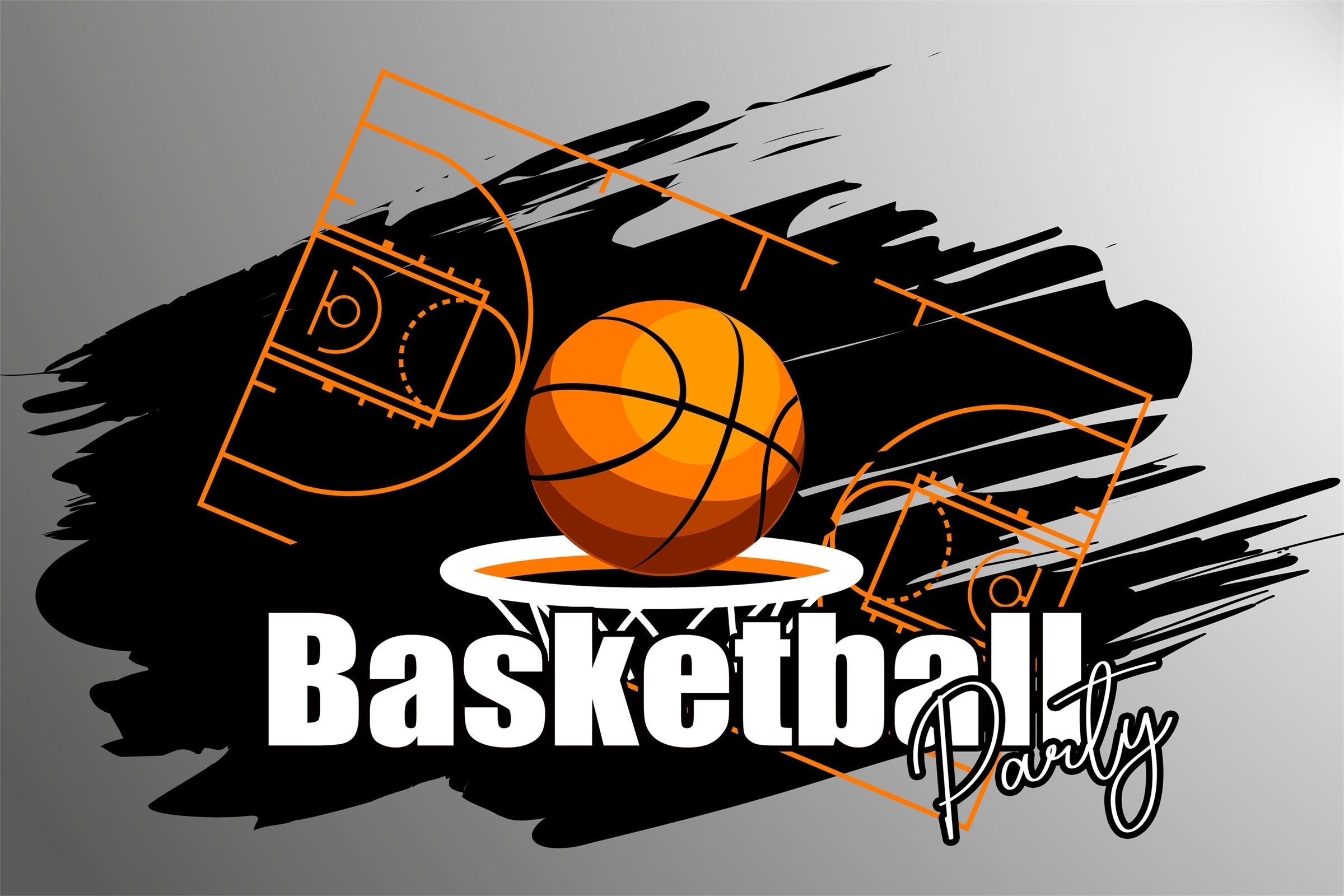 Basketball Fotokulisse Graffiti Hoop Party Sport Fotokulisse TWW6-24