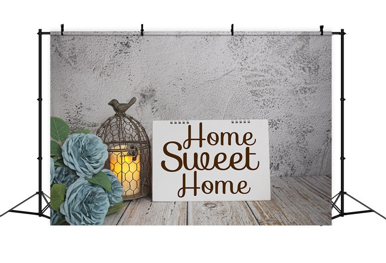 Backdrops für Einweihung Floral Candlelit Home Backdrop XY2-129