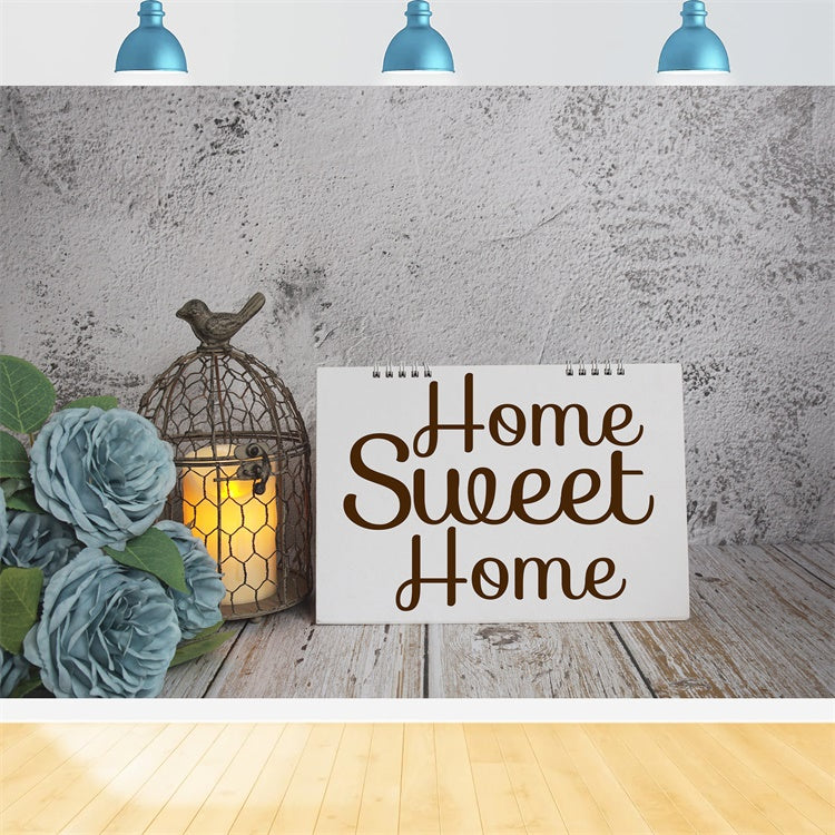 Backdrops für Einweihung Floral Candlelit Home Backdrop XY2-129