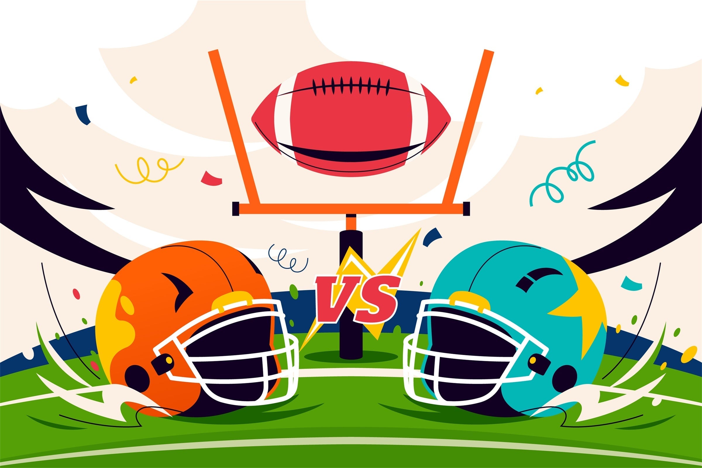 Sportveranstaltung Backdrop American Football Meisterschaft Backdrop XY2-156