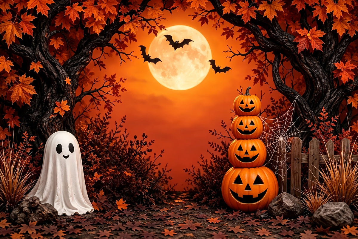 Diy Halloween Fotokulisse Herbstgeist Kürbiswald 10X10 Halloween Kulisse ZTT67-11