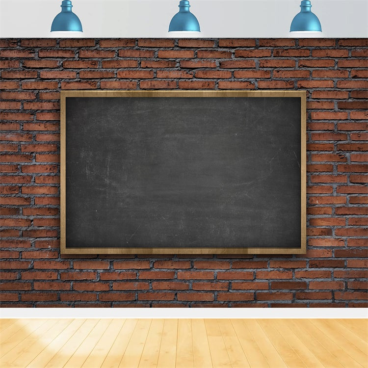 Zurück zu Schule Kreidetafel Backsteinwand Hintergrund BRP7-15