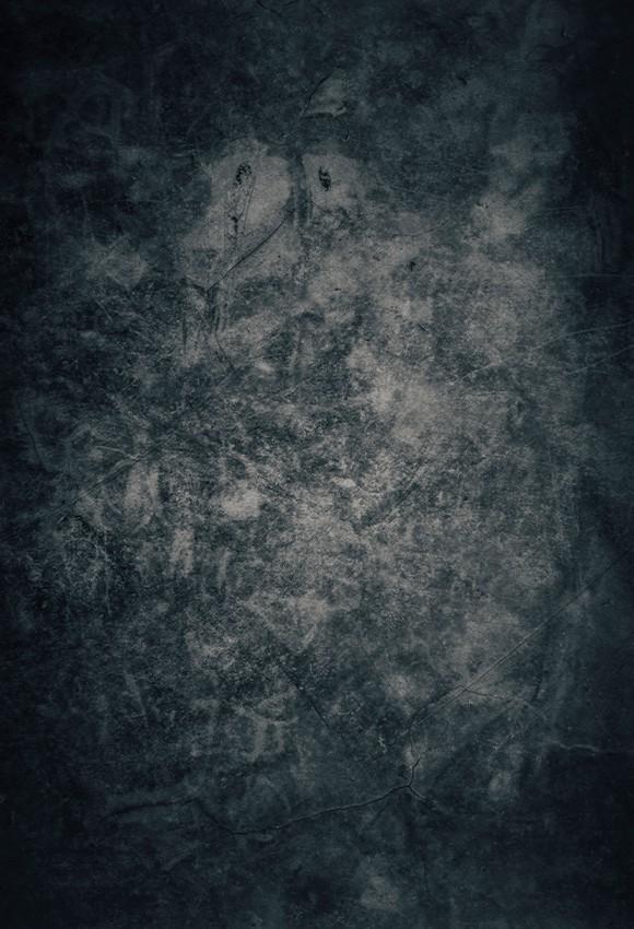 Abstract Dark Black Portrait Photography Backdrop for Studio D174