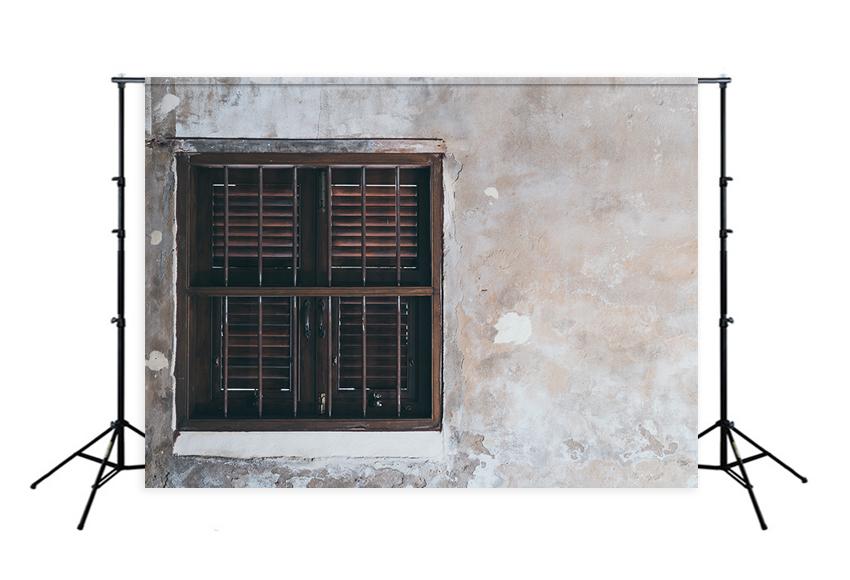 Old Vintage Window Backdrop for Photography D418