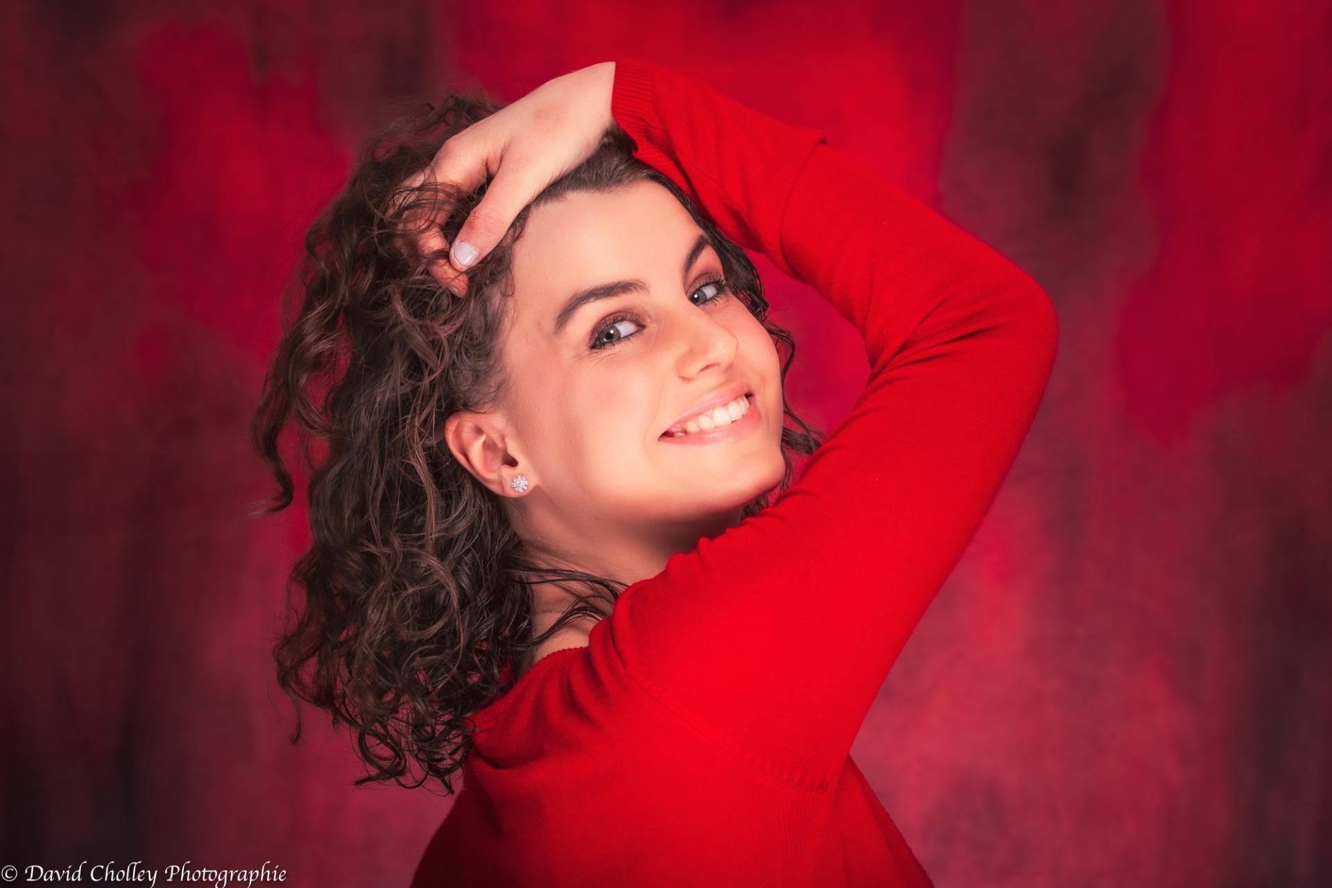 Roter Nebel Schwarze Abstrakte Hintergründe für Fotostudio DBD26