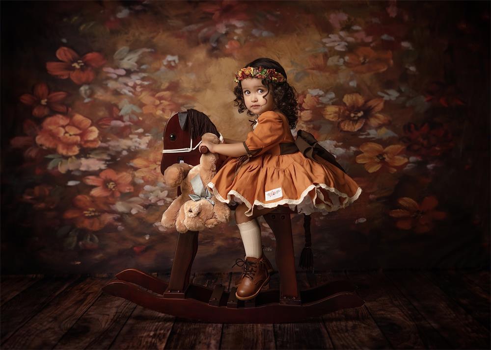 Blumen Kinder Baby Fotografie Hintergrund CM-4804