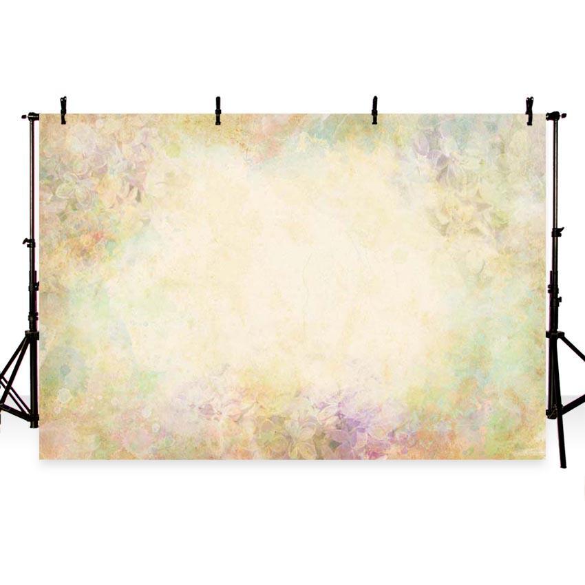 Retro Flowers Backdrop for Newborn