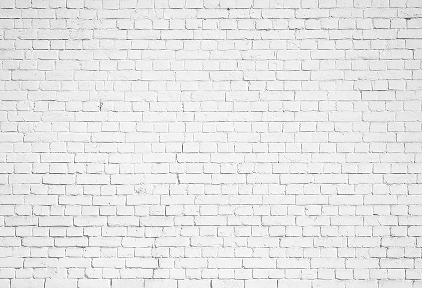 Weißer Backsteinmauer Hintergrund für Fotografie GX-1030