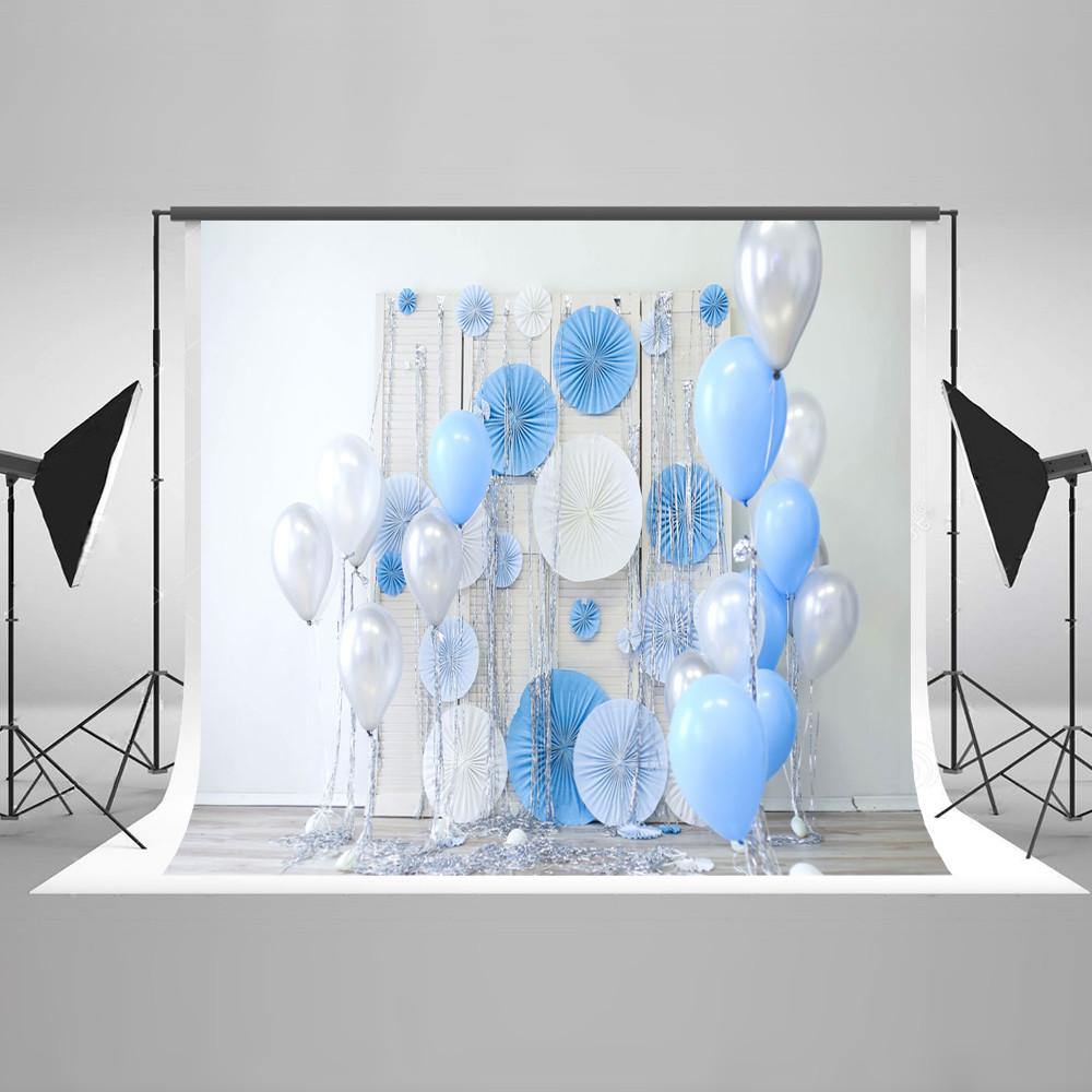 Baby Shower Balloons Children Birthday Photo Backdrop HJ04895