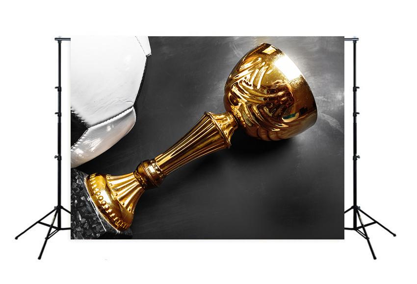 Football Champion Trophy Sports Photography Backdrop M094