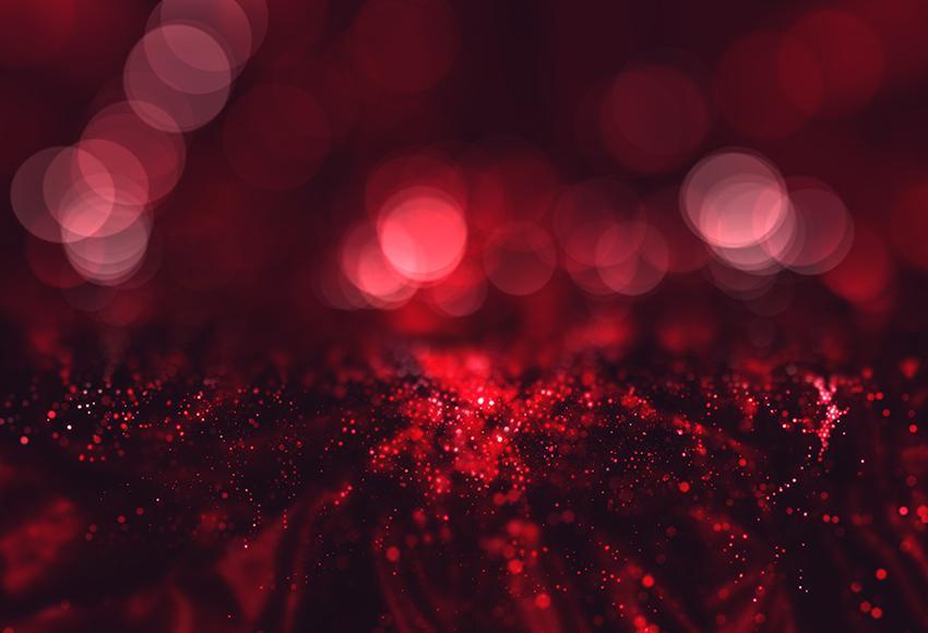Red Shinning Bokeh Photo Booth Backdrop M167