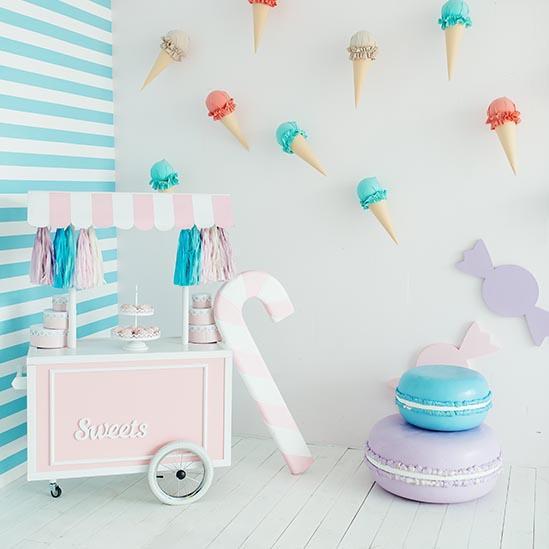 Kuchen Eis Babyparty Hintergründe für Foto S-3142