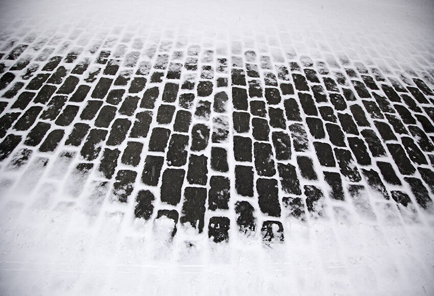 Street Floor With Ice Backdrop for Photo Studio
