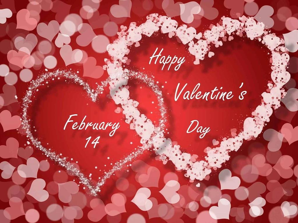 Red Hearts Romantic Valentine Photo Studio Backdrops VAT-15