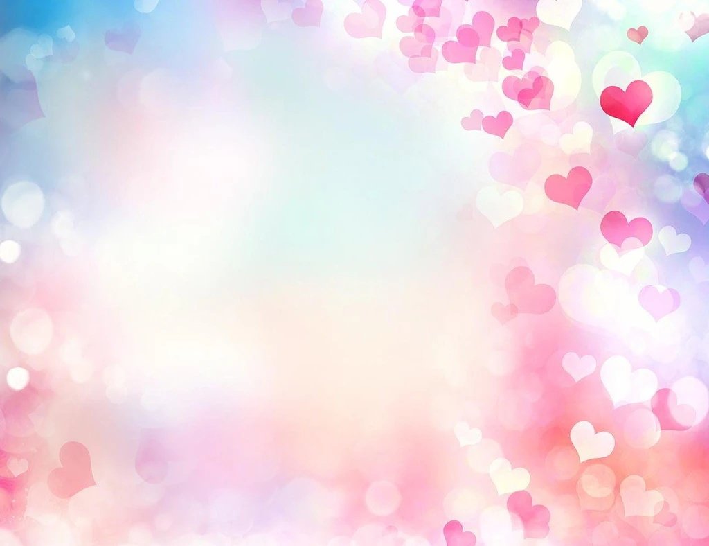 Valentine's Day Love Hearts Photo Studio Backdrops VAT-6