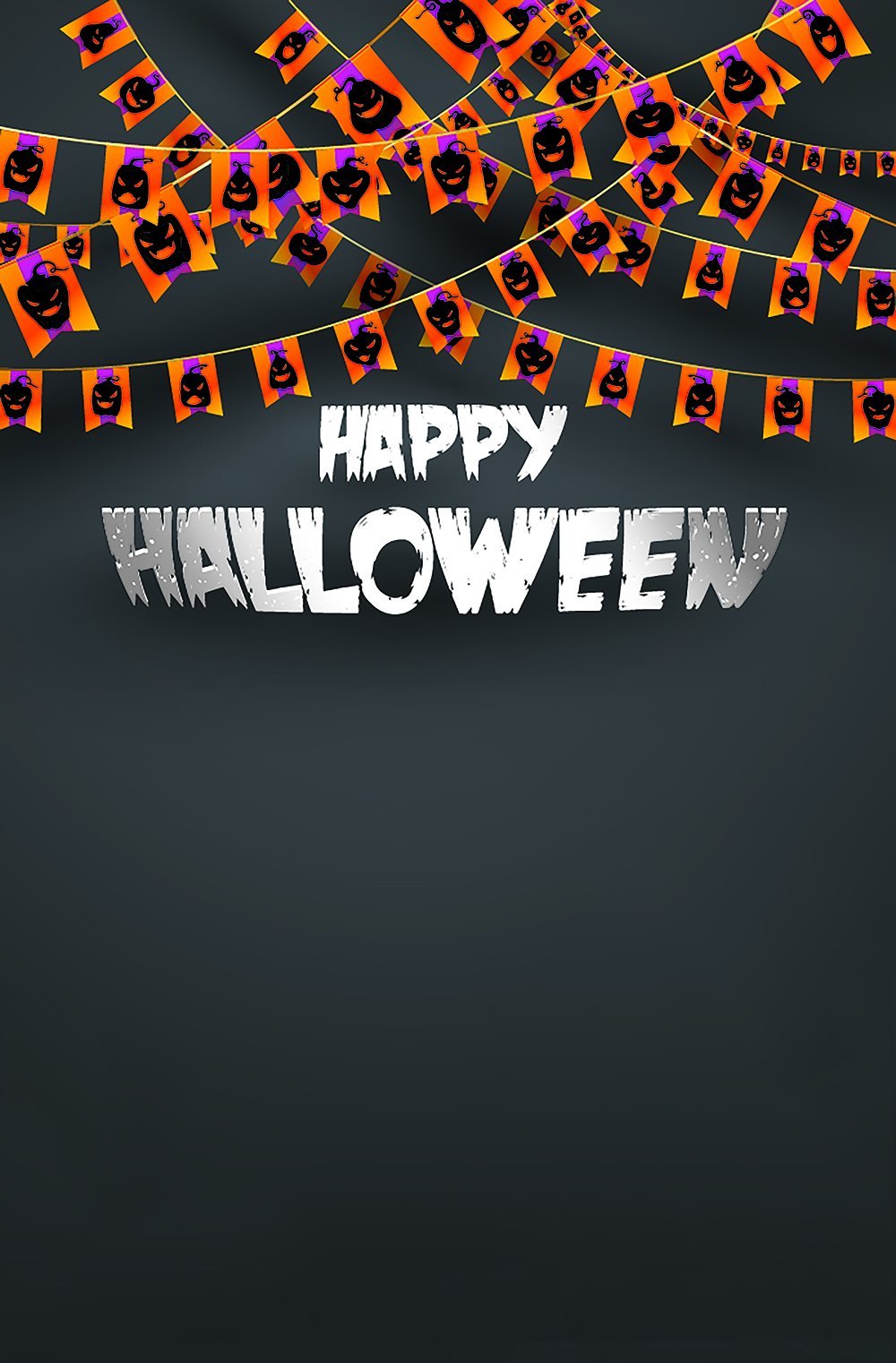 Hang Flags Happy Halloween Banner Festival Backdrops IBD-P19137
