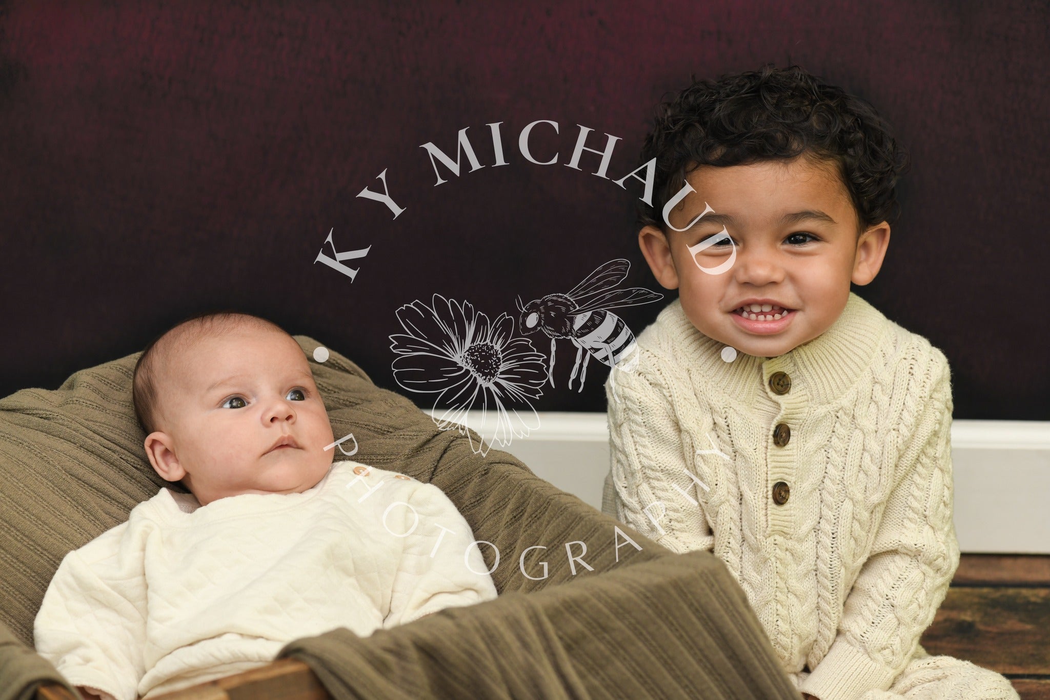 Abstrakt Braun Rot Hintergrund für Studio Fotografie M10-34