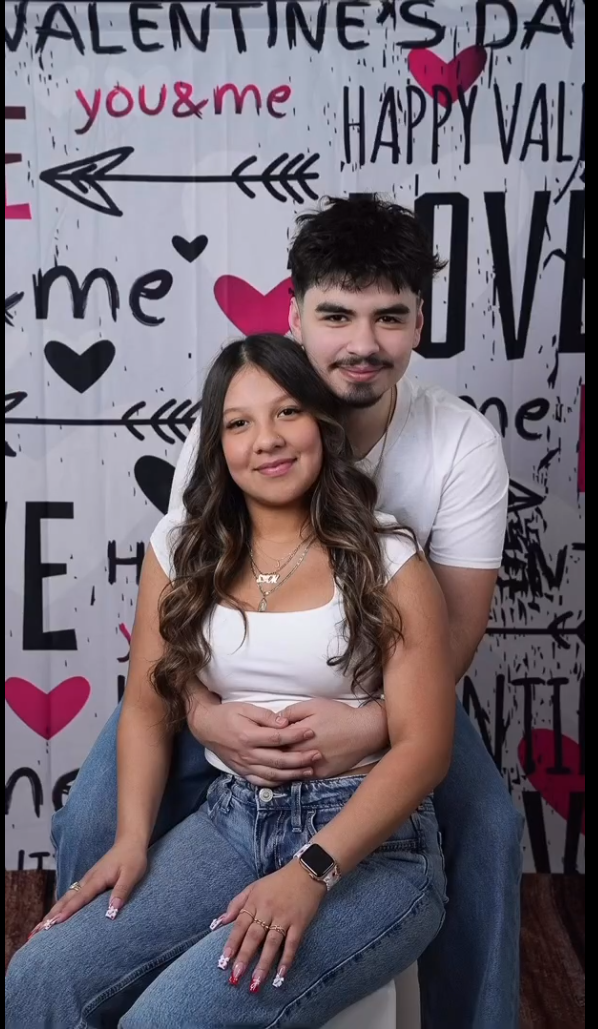 Valentinstag Amors Pfeil Romantischer Text Graffiti Wand Holzboden Hintergrund M12-19