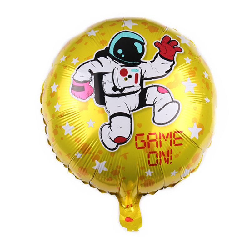 Astronaut Rakete Kinder Party Dekoration Aluminium Folienballon BA1