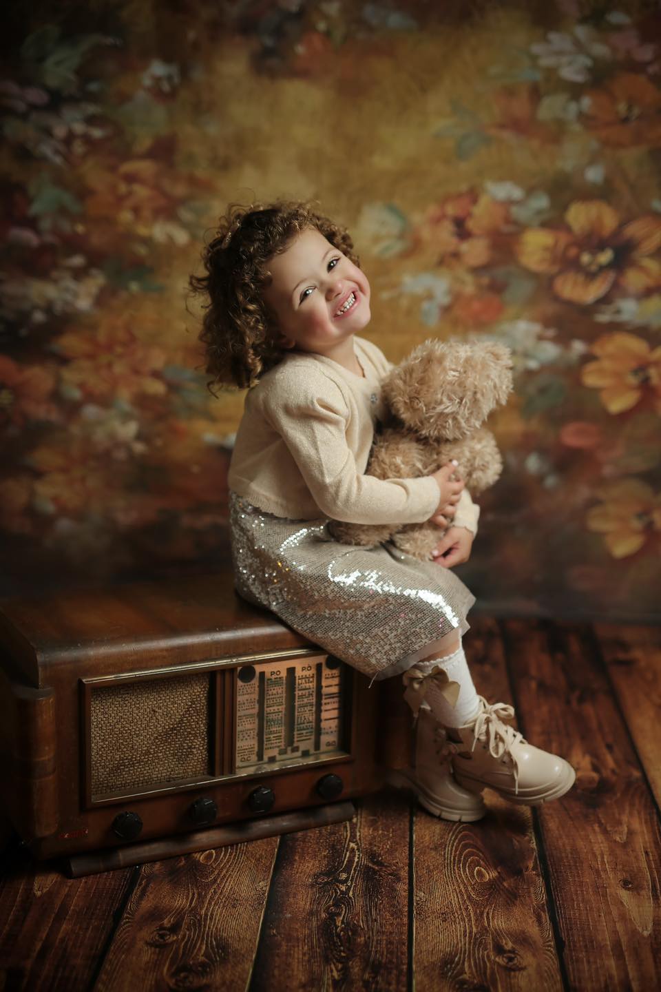 Blumen Kinder Baby Fotografie Hintergrund CM-4804