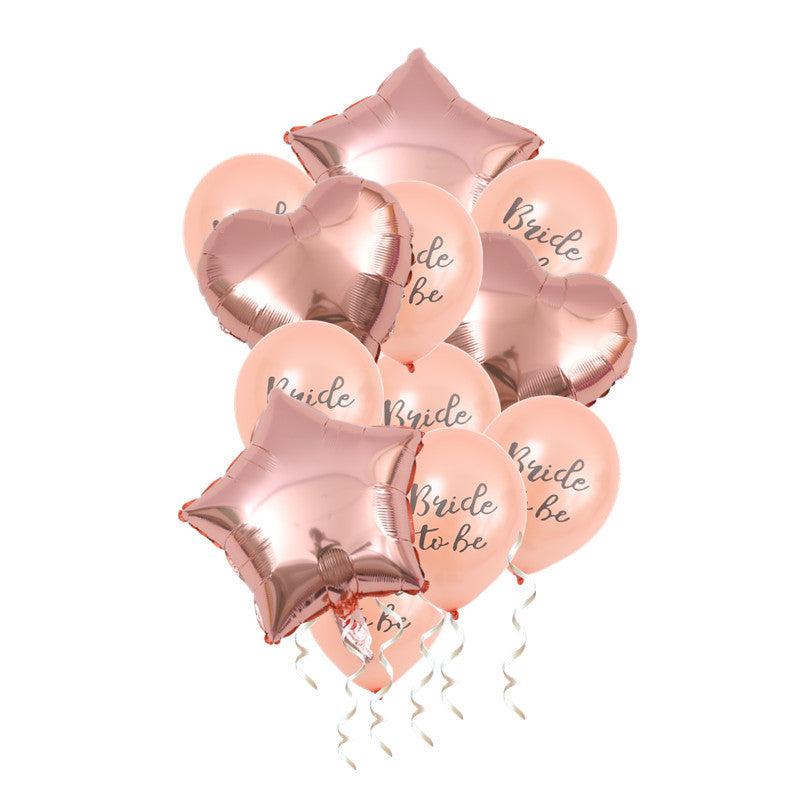 Bridal Bachelorette Party Ballon Set für Brautparty Dekoration BA4