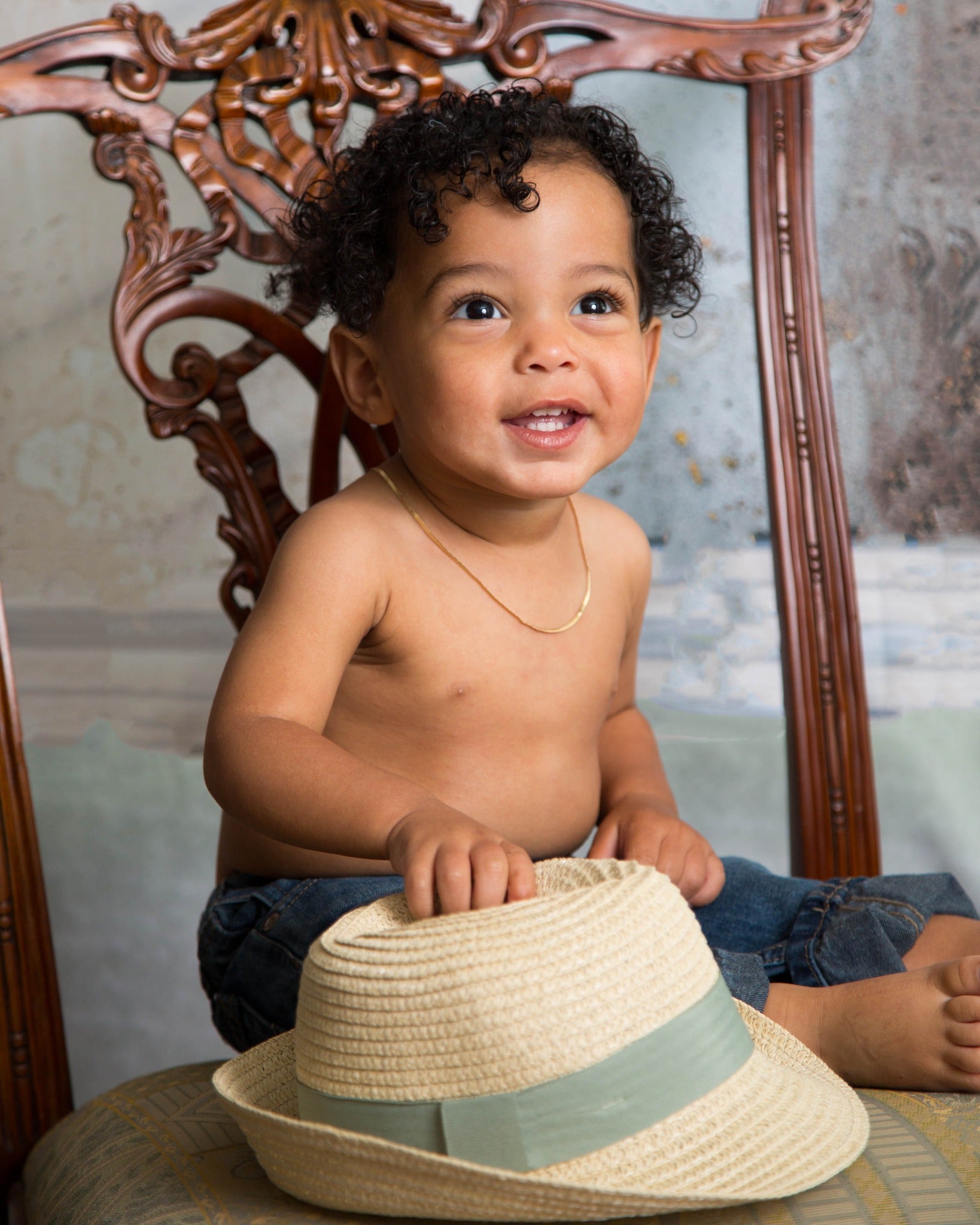 Muttertag Fotokulisse Rustikaler Steinbogen Sonnenlicht Kulisse GQ2-180