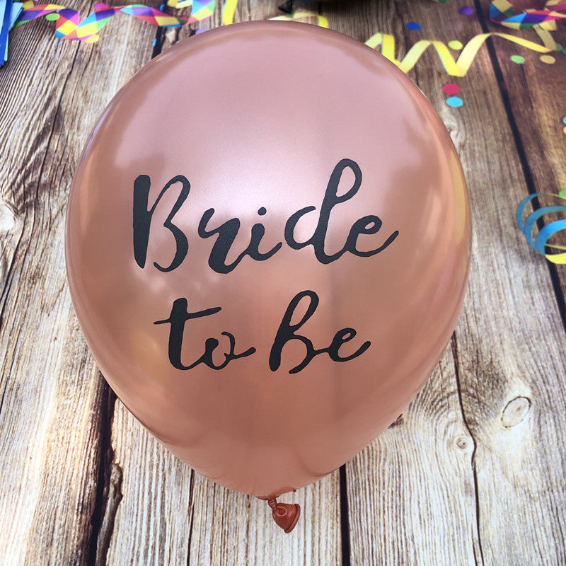 Bridal Bachelorette Party Ballon Set für Brautparty Dekoration BA4