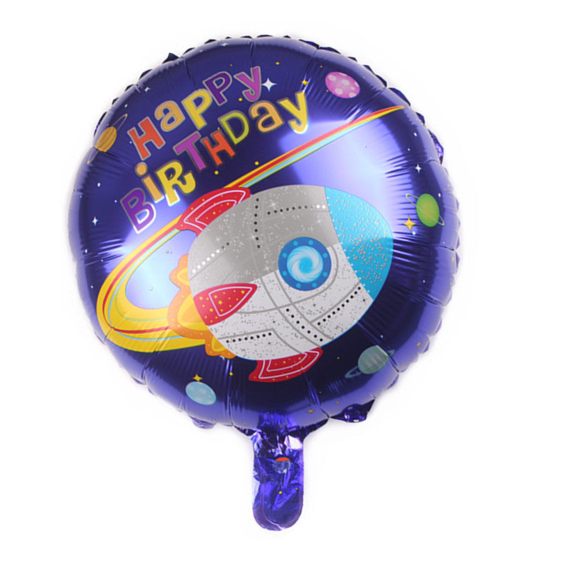 Astronaut Rakete Kinder Party Dekoration Aluminium Folienballon BA1