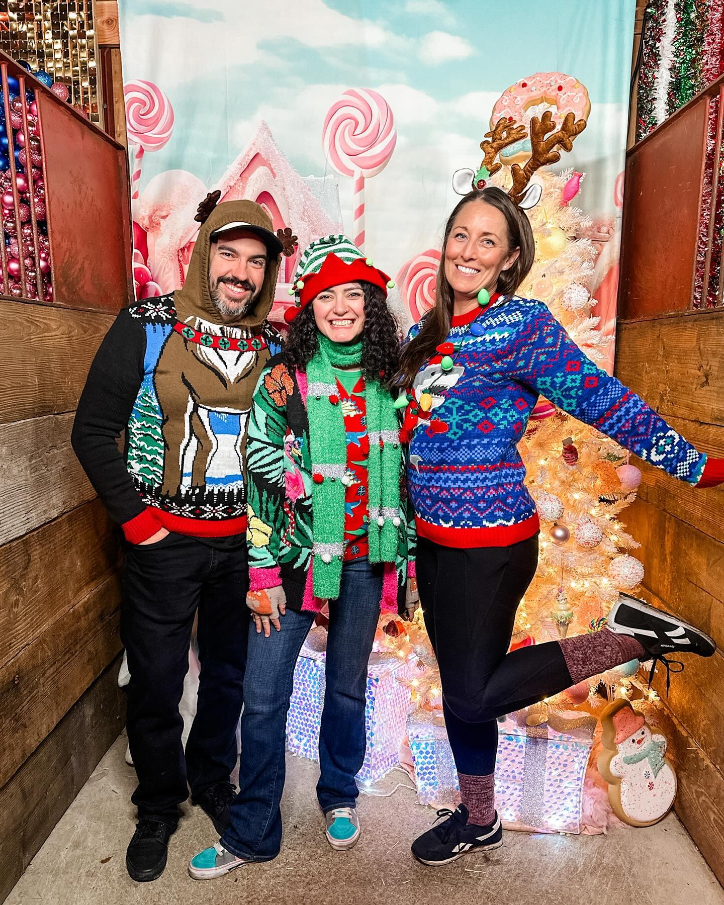 Winter Candy Wonderland Frosted Lollipop Trees Backdrop BRP10-18