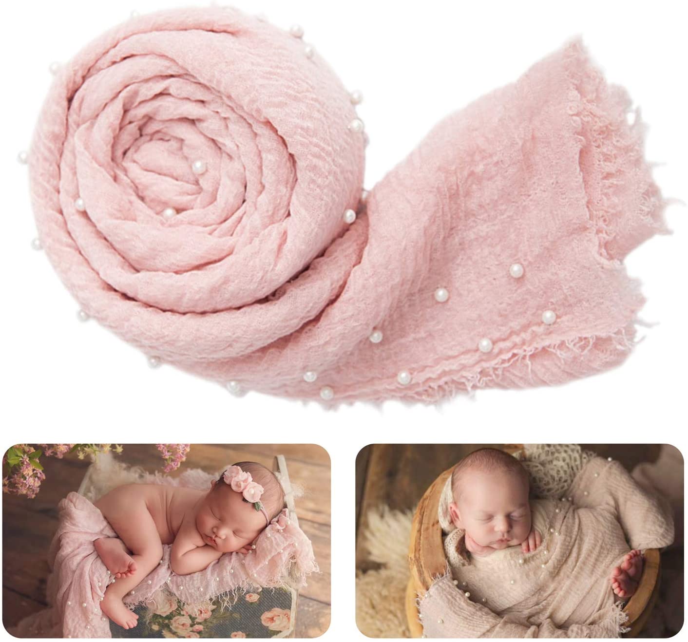 Newborn Long Ripple Wrap  Photography Props