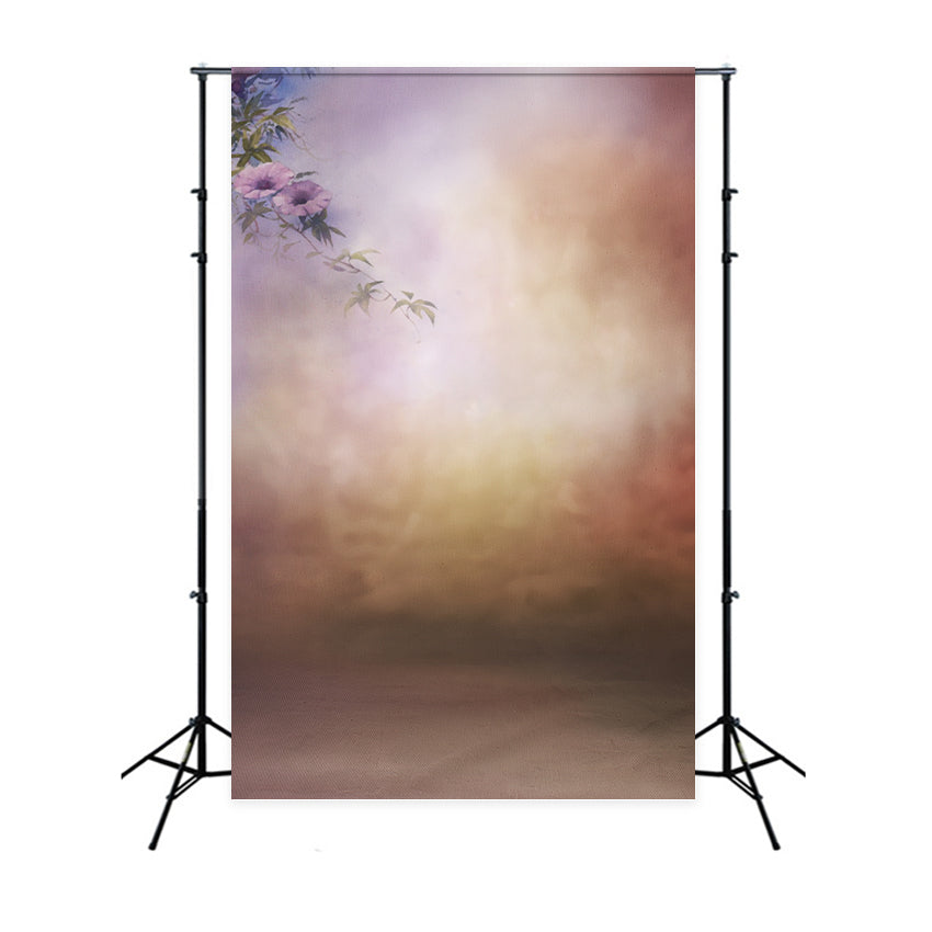 Backdrops Portrait Fotografie Blumendekor Pastell Wandhintergrund BRP-11-641