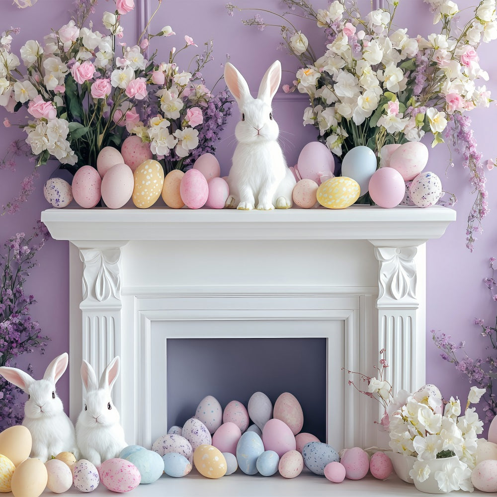 Fotografie Ostern Backdrop Frühling Kamin Feier Backdrop BRP1-274