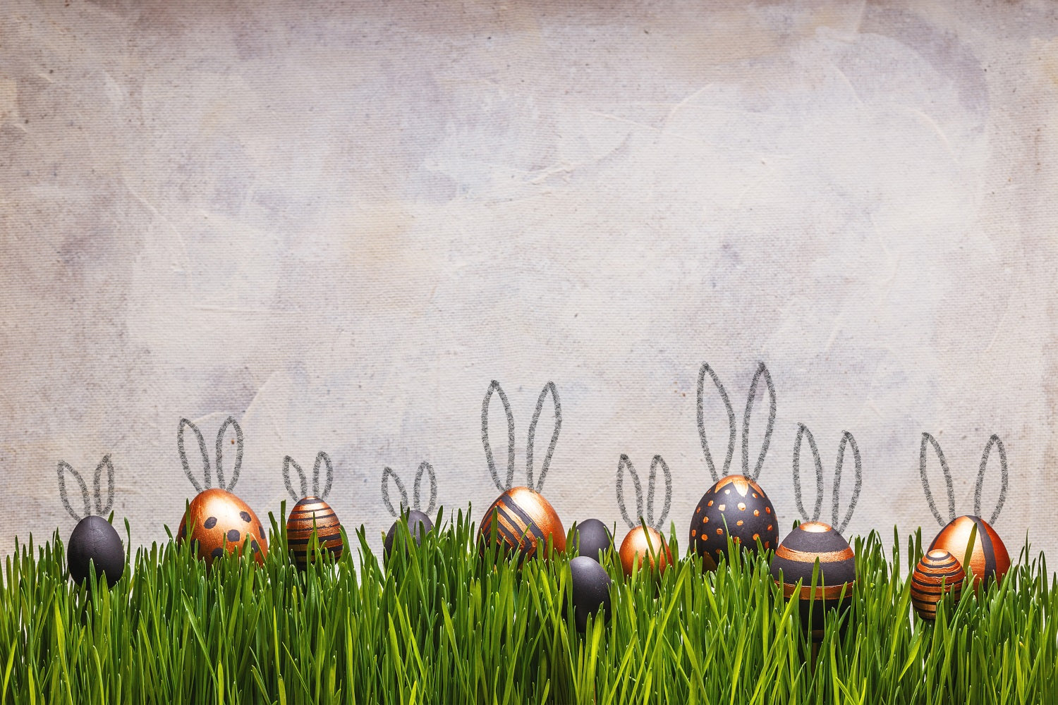 Backdrops Ostern Bilder Magische Hasenohren Ei Szene Backdrop BRP1-304