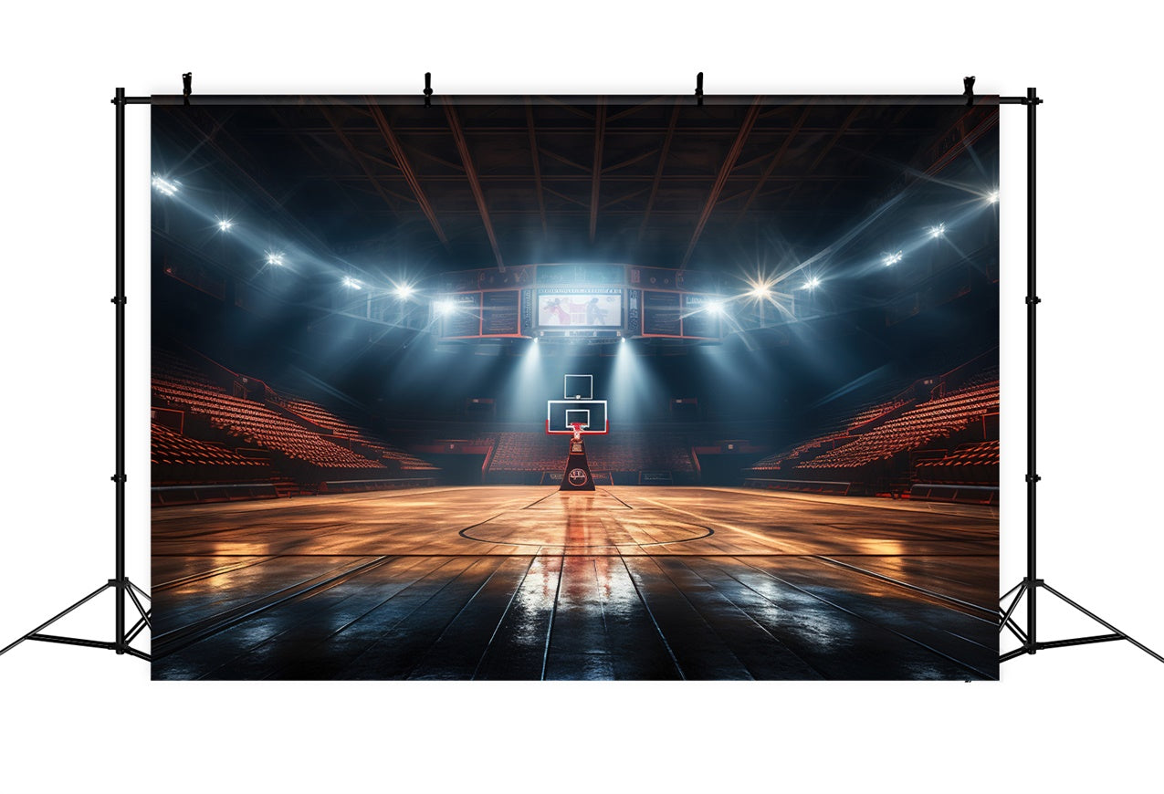 Basketball Fotografie Backdrops Holzplatz Indoor Backdrop BRP1-320