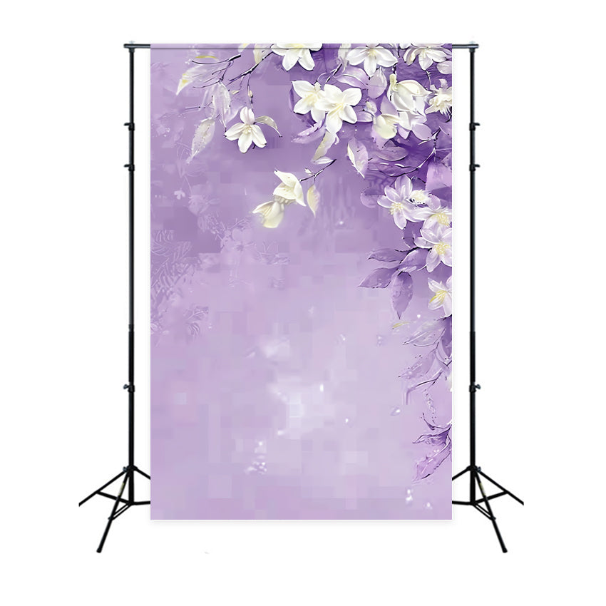 Blumenkulisse Fotografie Zarte Lavendel Eleganz Kulisse BRP1-387