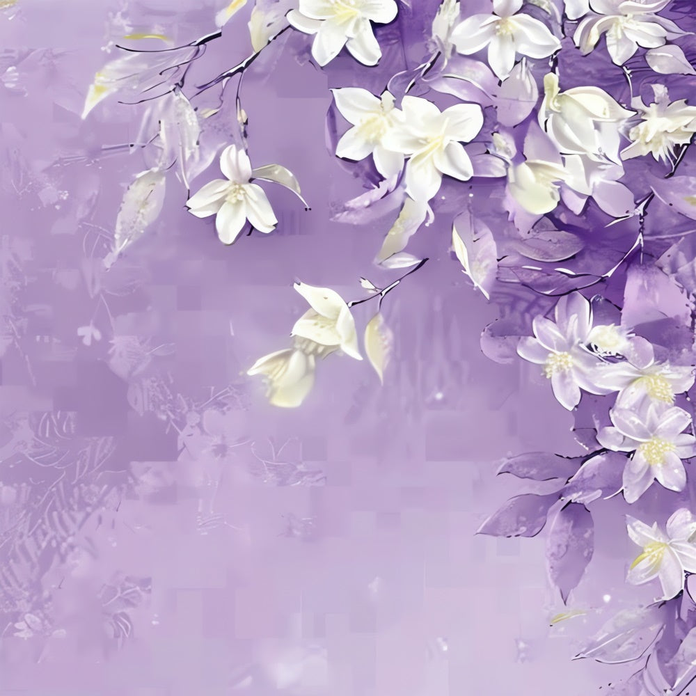 Blumenkulisse Fotografie Zarte Lavendel Eleganz Kulisse BRP1-387