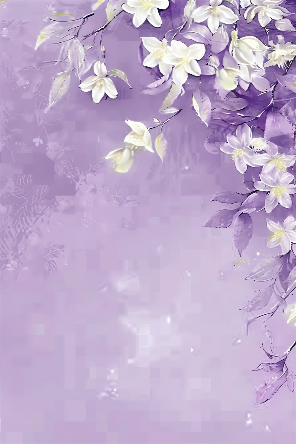 Blumenkulisse Fotografie Zarte Lavendel Eleganz Kulisse BRP1-387